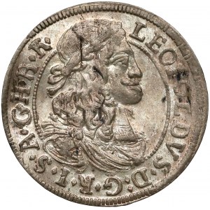 Austria, Leopold I, 3 krajcary 1684, Hall - piękne