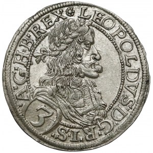 Österreich, Leopold I., 3 Kreuzer 1670, Wien