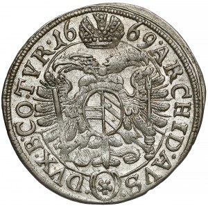 Austria, Leopold I, 3 krajcary 1669, Wiedeń