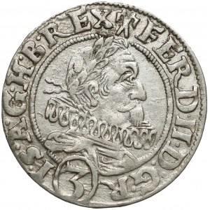 Śląsk, Ferdynand II, 3 krajcary 1628 HR, Wrocław