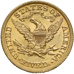 USA, 5 dolarów 1895, Filadelfia