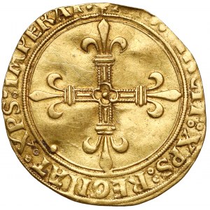 Francja, Karol VIII (1483-1498), Ecu d'or au soleil