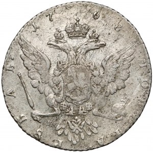 Rosja, Katarzyna II, Rubel 1768 ММД, EI, Moskwa