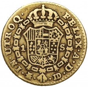Hiszpania, Karol III, Escudo Madryt 1784 MJD