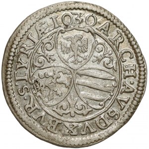 Austria, Ferdynand II, 3 krajcary 1630, Graz - błędy 1030 i FERDII•I