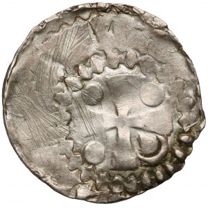 Deutschland, Sachsen, Otto III (983-1002), Denar mit Kapelle - Imitation