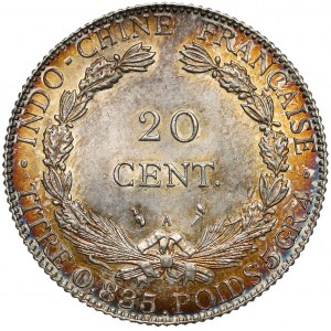 Indochiny francuskie, 20 centimes 1901