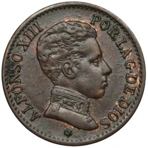 Hiszpania, Alfonso XIII, 1 centimo 1906