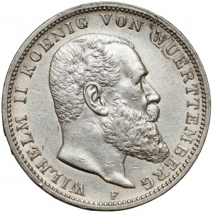 Deutschland, Württemberg, 3 Mark 1910 F