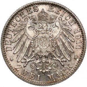 Bawaria, 2 marki 1911 D