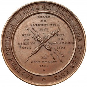 Belgia, Medal 1845 - Eugene Sue