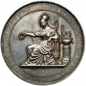 Francja, Medal nagrodowy - Towarzystwo Rolnicze (srebro)
