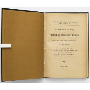 Kubicki - Katalog aukcji zbioru 1908 r.