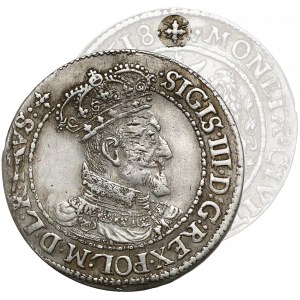 Zygmunt III Waza, Ort Gdansk 1618 SB - WĄSY - b.rzadki