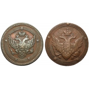Rosja, Aleksander I, 5 kopiejek 1802 i 1804 - zestaw (2szt)