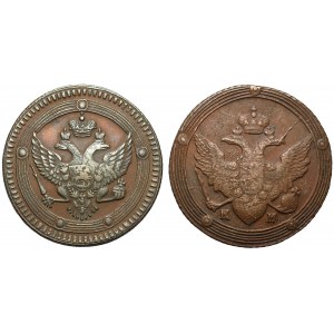 Rosja, Aleksander I, 5 kopiejek 1802 i 1804 - zestaw (2szt)