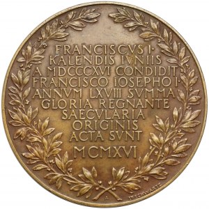 Austria, Medal, 100. rocznica Narodowego Banku Austrii 1816-1916