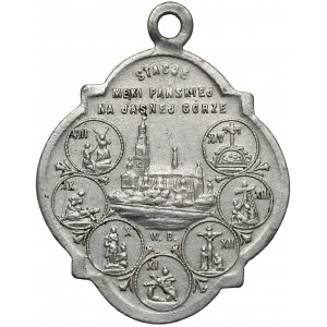 Medalik religijny - Stacje Męki Pańskiej na Jasnej Górze