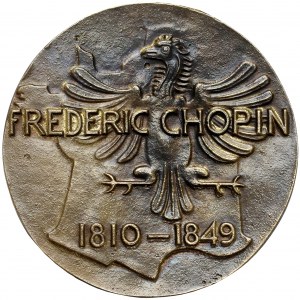 Fryderyk Chopin 1810-1849 (medal francuski)