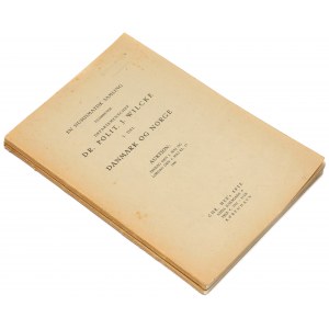 Katalogi aukcyjne Dr. Polit. J. Wilcke - Teil 2 i 3 (2szt) - 1946 r.