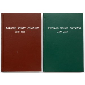 Katalog monet polskich 1649-1763, C. Kamiński, J. Żukowski (2szt)