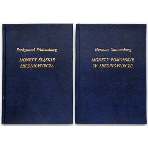 Fridensburg i Dannenberg, Monety śląskie i pomorskie - reprinty PTN (2szt)