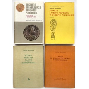Monety polskie, R. Kiersnowski, S. Suchodolski (4szt)