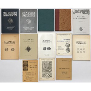 Czasopisma numizmatyczne i publikacji (13szt)