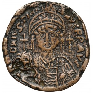 Bizancjum, Justynian (I 527-565 n.e.) Follis 552/553r. (26 rok panowania), Konstantynopol