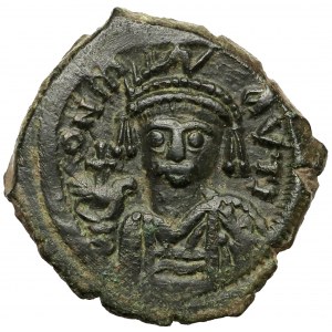 Bizancjum, Maurycy Tyberiusz (582–602 n.e.) Follis