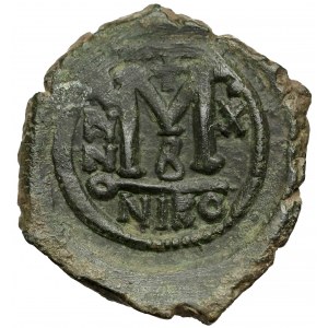 Bizancjum, Maurycy Tyberiusz (582–602 n.e.) Follis