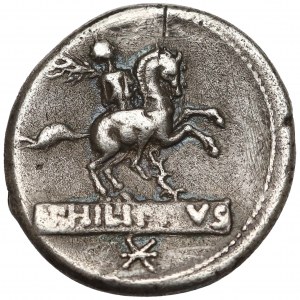 Republika, L.Phillipvs (113-112 p.n.e.) Denar