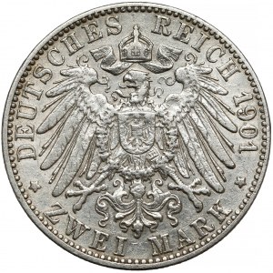 Deutschland, Baden, 2 Mark 1901 G