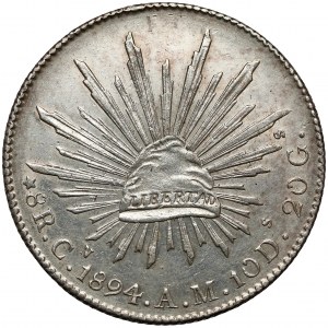 Meksyk, 8 reali 1894, CN AM