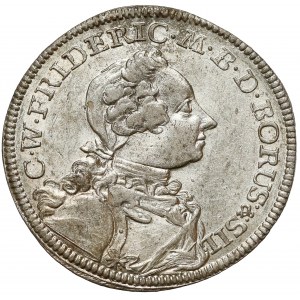 Brandenburg-Ansbach, Karl Wilhelm Friedrich (1712-1757), 1/6 Taler o.J - Schwabach (S)