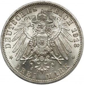 Prusy 3 marki 1913 A