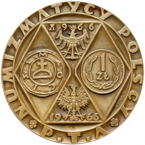 Medal, Tysiąc lat monety polskiej 966-1966