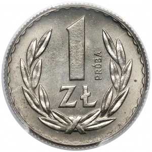 Próba NIKIEL 1 złoty 1957