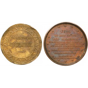 Medale Roman Dmowski 1919 i Ferdynand Wolff 1840, zestaw (2szt)