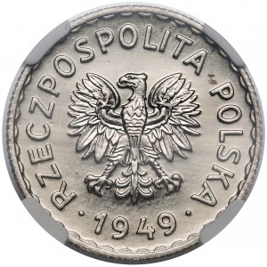 Próba NIKIEL 1 złoty 1949