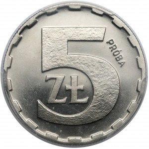 Próba NIKIEL 5 złotych 1979