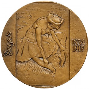 Rosja, ZSRR, Medal Edgar Degas 1834-1917 (1985)