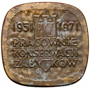 Plakieta Pracownie Konserwacji Zabytków 1951-1971 (Markiewicz-Nieszcz)