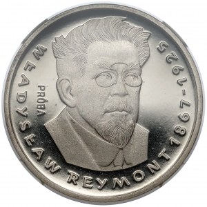 Próba NIKIEL 100 złotych 1977 Reymont - na wprost