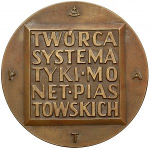 Medal Kazimierz Stronczyński / Twórca systematyki monet piastowskich 1968 r.