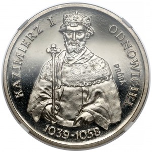 Próba NIKIEL 200 złotych 1980 Kazimierz I Odnowiciel - półpostać