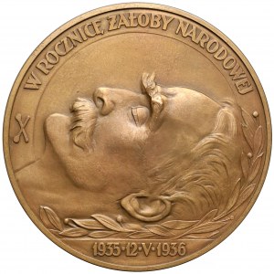 Medal Józef Piłsudski, Rocznica Śmierci 1936 r.