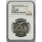 Próba NIKIEL 200 złotych 1980 Lake Placid - narciarz - ze zniczem