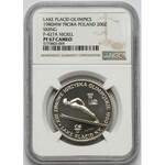 Próba NIKIEL 200 złotych 1980 Lake Placid - skoczek - ze zniczem