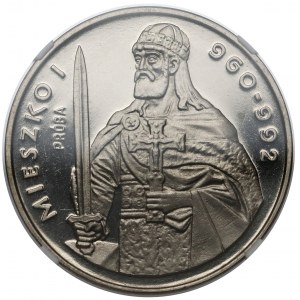 Próba NIKIEL 200 złotych 1979 Mieszko I - półpostać